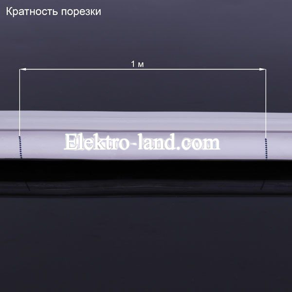 Светодиодная лента NEON 220В JL 2835-120 WW IP65 теплая белая, герметичная, 1м